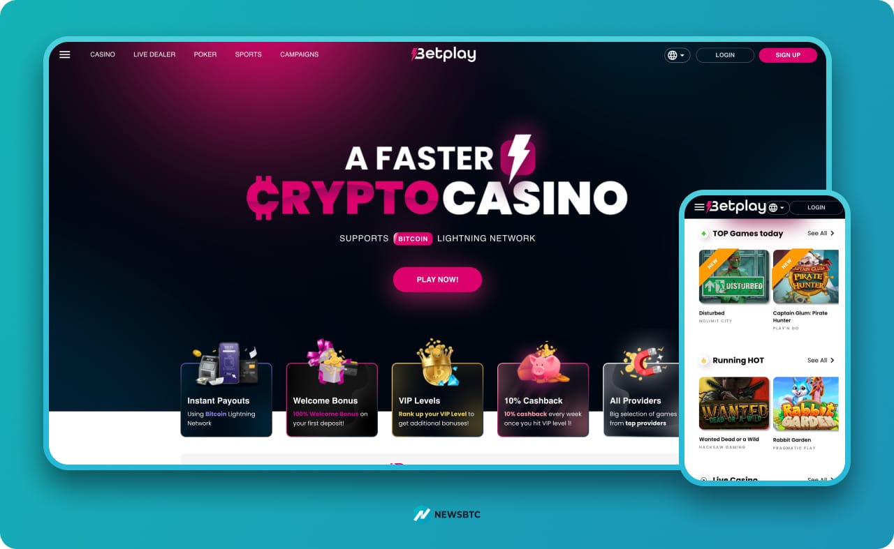 Betplay US crypto casino