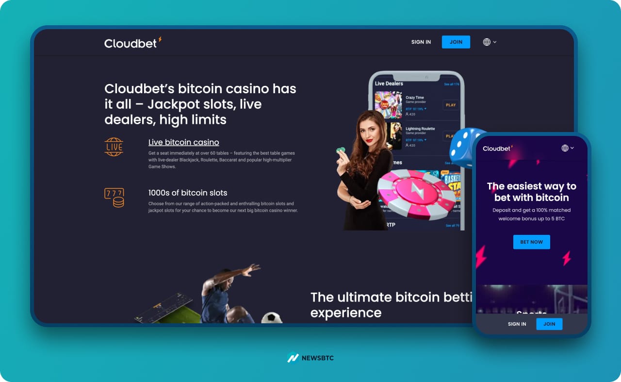 Casino criptográfico Cloudbet EE. UU.