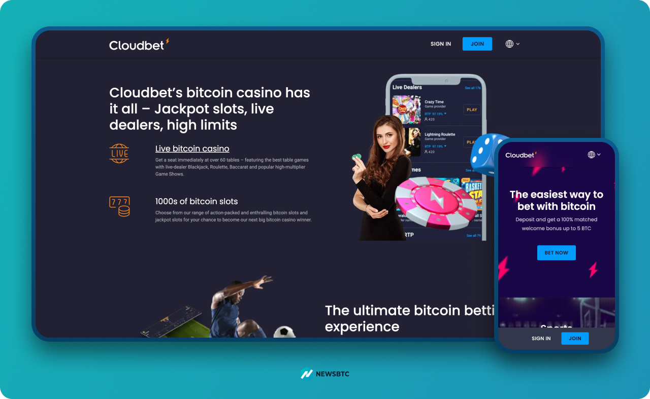 Cloudbet Litecoin gambling site