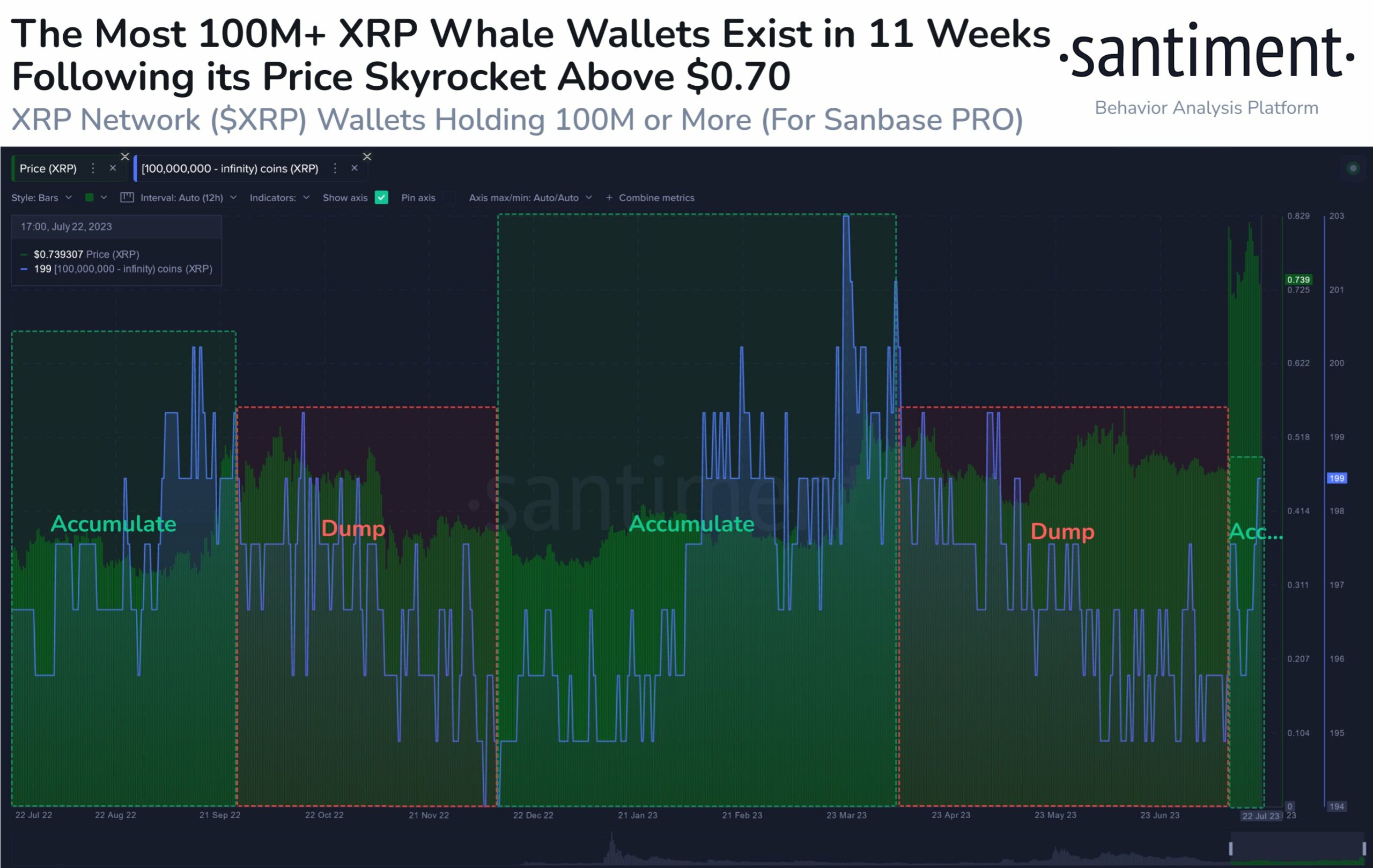 XRP whales | Twitter @santimentfeed