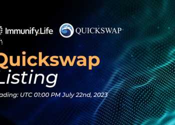 Immunify.Life Brings Blockchain-Driven Healthcare to the Masses with Quickswap Listing