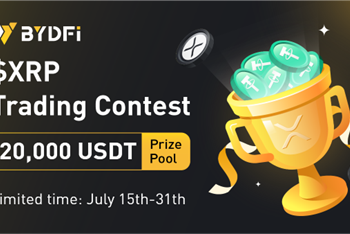 BYDFi launches a Thrilling XRP Trading Competition with a $20,000 Prize Pool