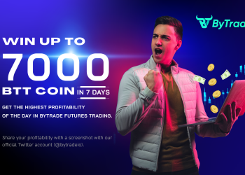 Bytrade to Giveaway 7,000 Tokens in 7 Days to Its Top Futures Traders