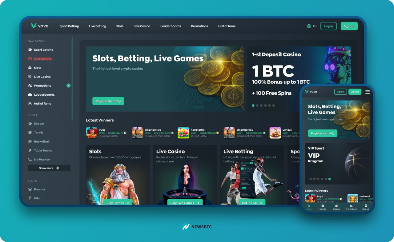 Vave crypto roulette casino