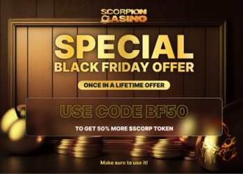 $SCORP Token: Passive Income With Deflationary Mechanics Project Launches Black Friday Deal to Offer Lowest Prices For 50x Token