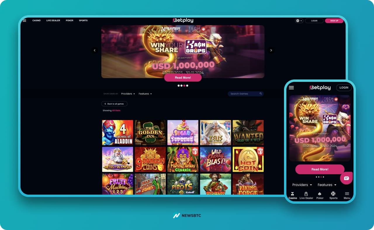 BetPlay Casino: Juegos, Casino acerca de Vivo, Bono de Recepción 2 Apuesta BetPlay