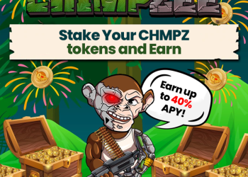 Chimpzee Raises Staking Reward to 40% APY As Over 2.8 Billion $CHMPZ Tokens Already Staked.