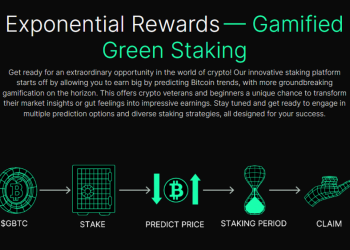 Green Bitcoin’s (GBTC) Exponential Rewards Attracts Massive Investment, Gamified Green Staking Proving To Be A Hit