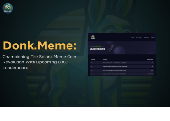 Donk.Meme: Championing The Solana Meme Coin Revolution With Upcoming DAO Leaderboard