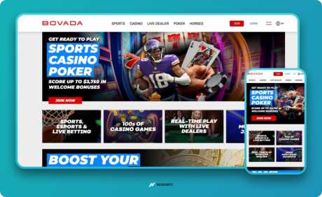 the bovada sportsbook also has casino games and poker