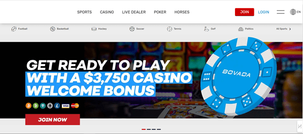 Bovada US real money online casino