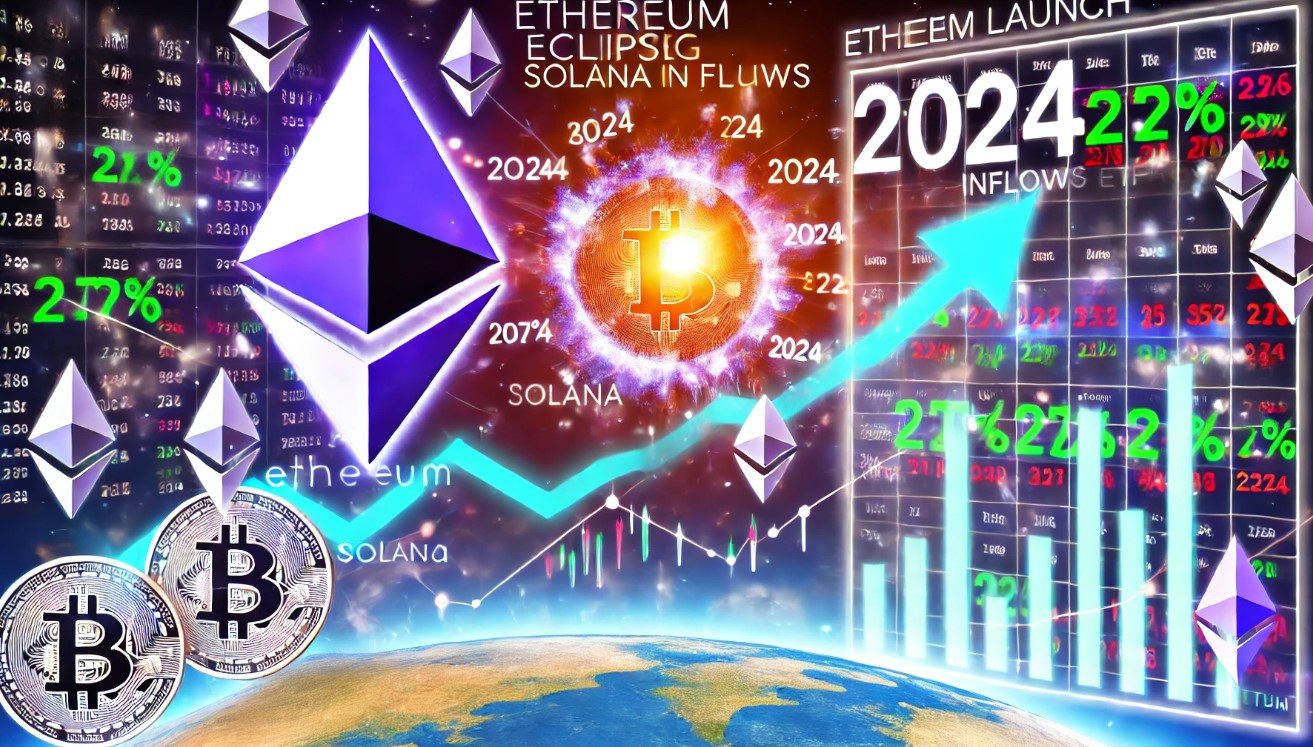 Ethereum Continues to Rise, Overtaking Solana in 2024; Inflows Amid Hype for Upcoming ETF Launches Ethereum Continues to Rise, Overtaking Solana in 2024; Inflows Amid Hype for Upcoming ETF Launches