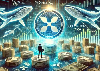 Create an image for an article with this title: Ripple Whales Accumulate Over 380 Million XRP in Just 10 Days: Is A Breakout Near?