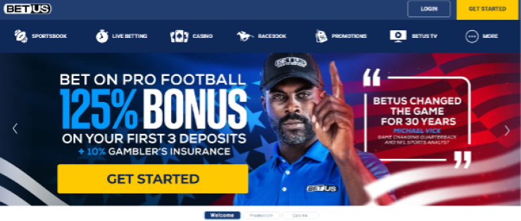 BetUS has multiple crypto bonuses for new sports bettors