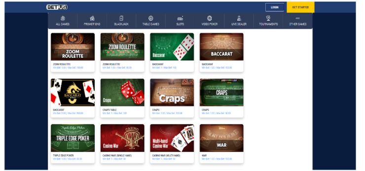 betus expansive bonuses among offshore casinos