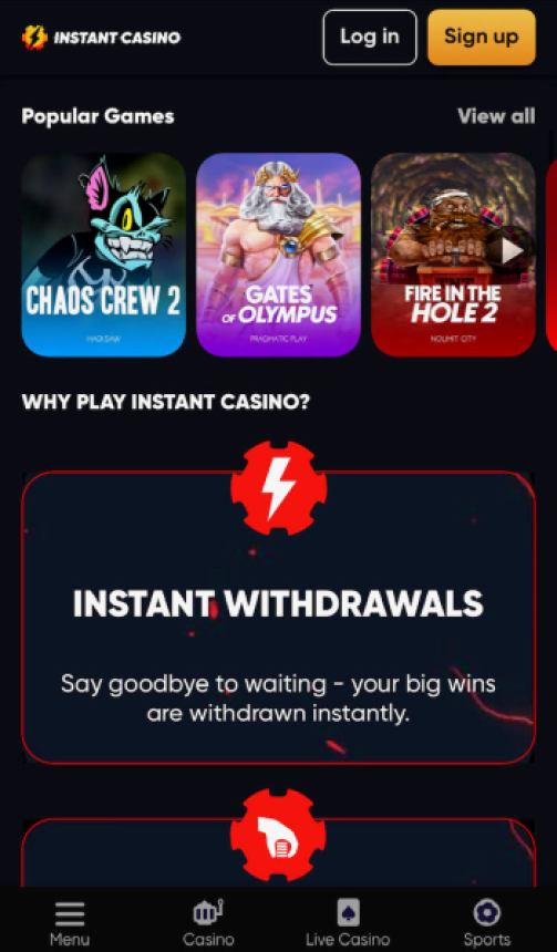 instant casino
