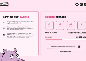 ADADENG Rockets Past 100,000 ADA With Under 24 Hours Left—Is This The Next Cardano Meme Coin To Look Out For?