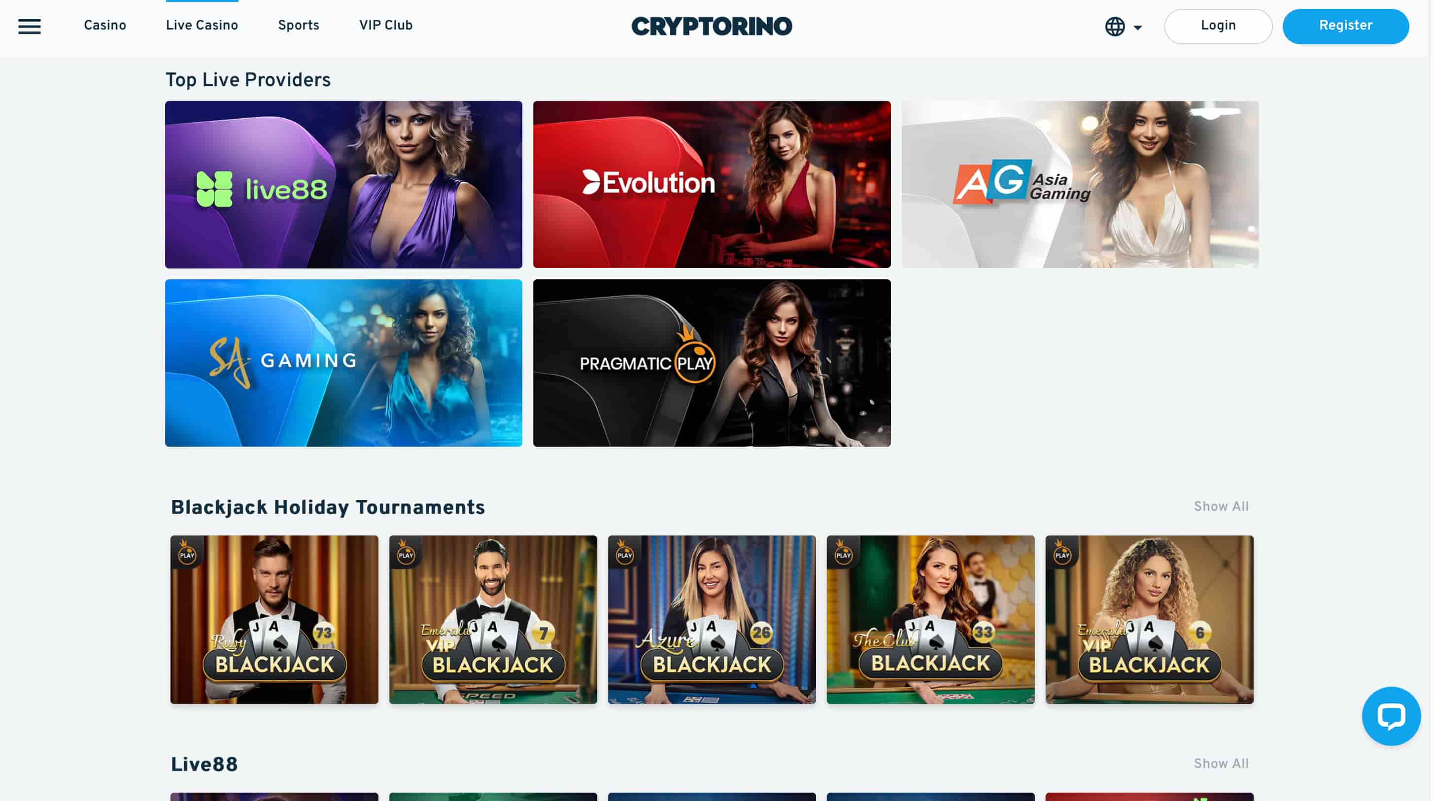 Cryptorino best BTC casino