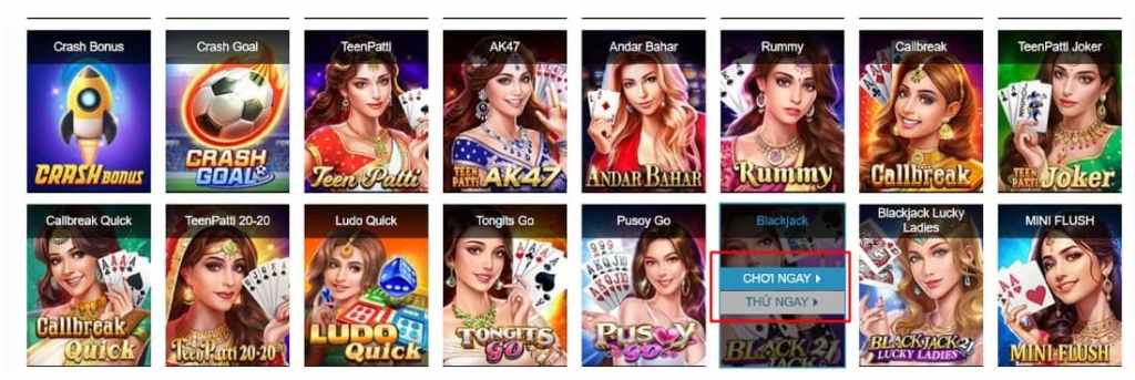 Nên chọn chế độ chơi thử để làm quen với Blackjack