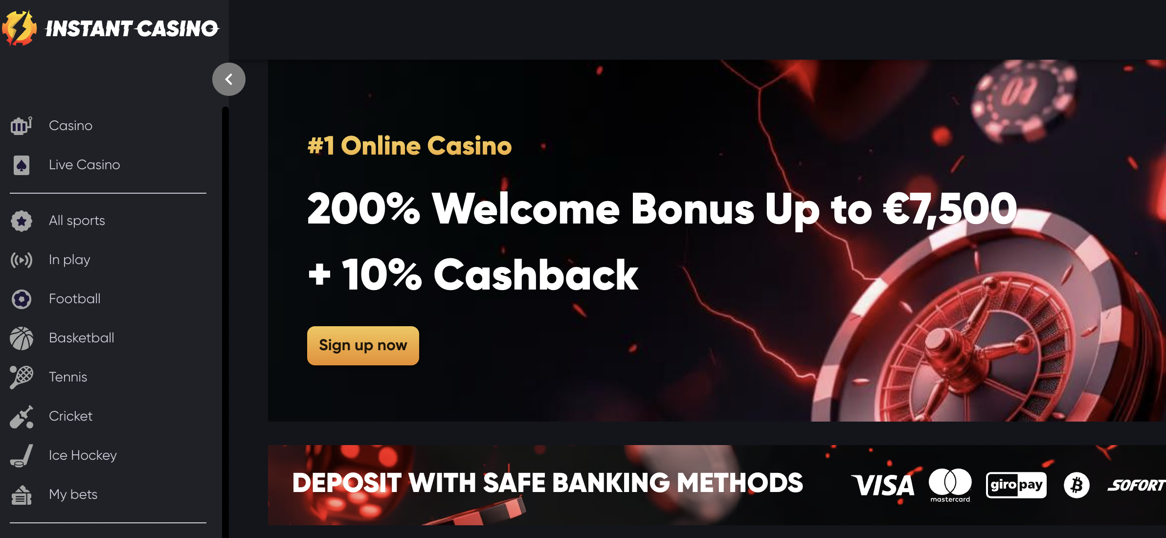 instant casino