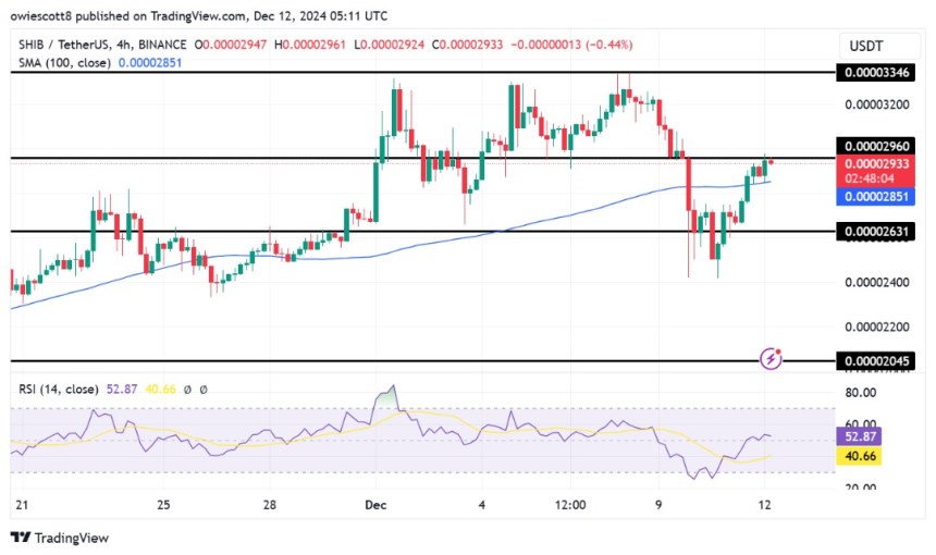 Shiba Inu Bulls Aim Higher As SHIB Sights alt=