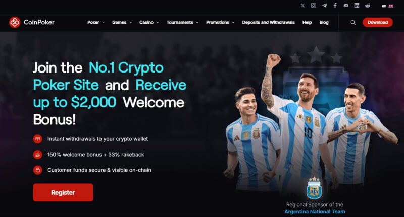 Coin Poker чуждестранен сайт за залози