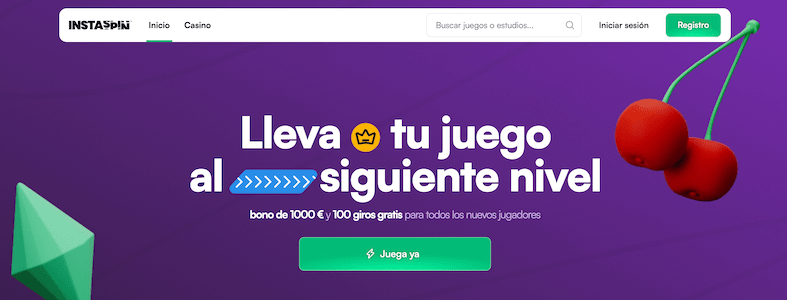 Instaspin es un muy buen cripto casino sin licencia en español.