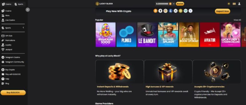 Lucky Block онлайн казино