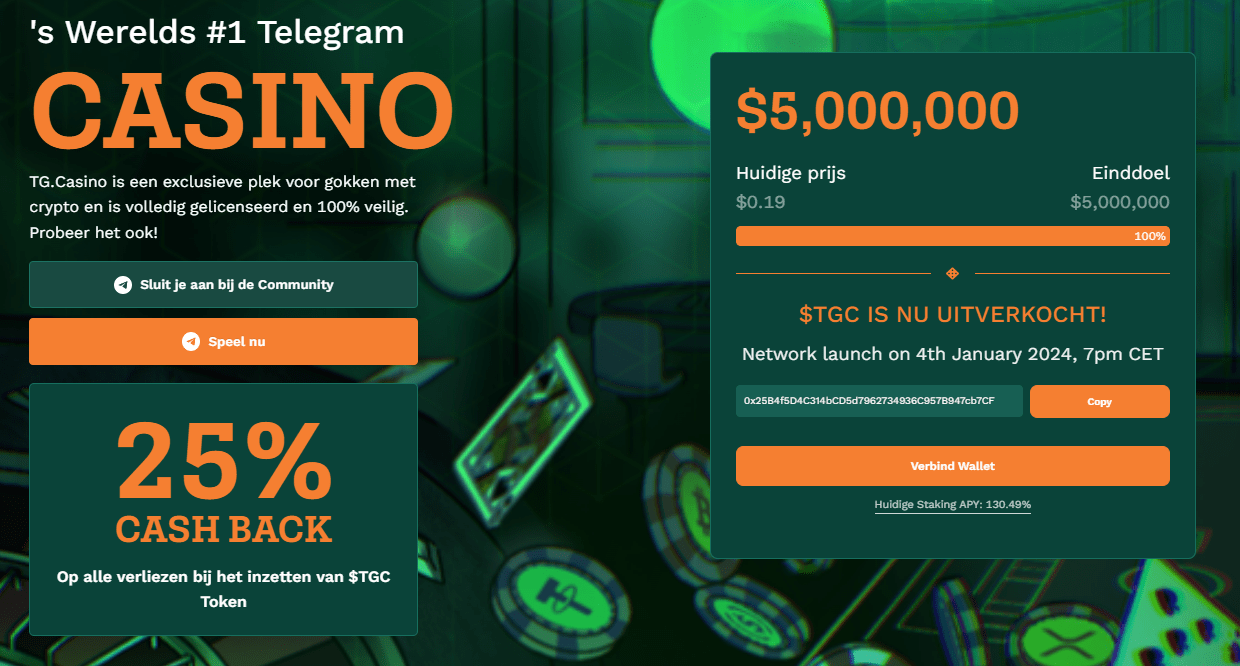 5. TG Casino – Kazino su įvairiausiu kazino žaidimų pasirinkimu