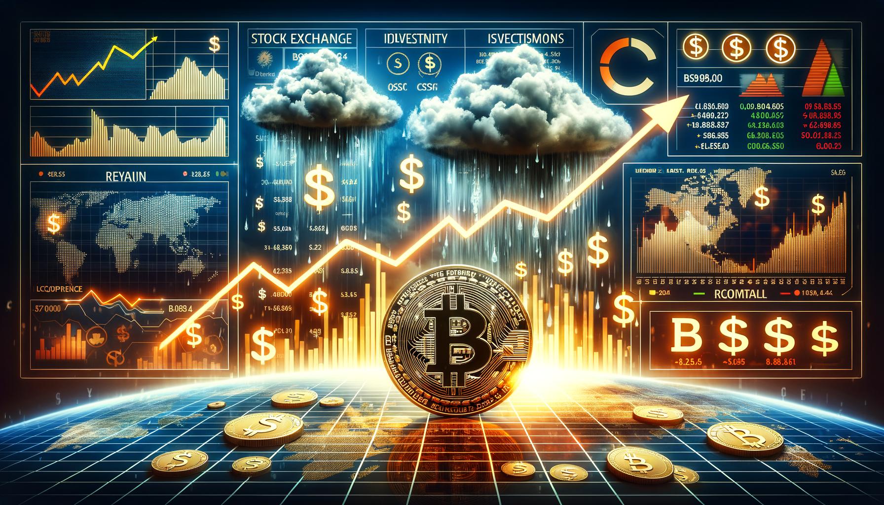 비트 코인 가격이 튀어 나옵니다
