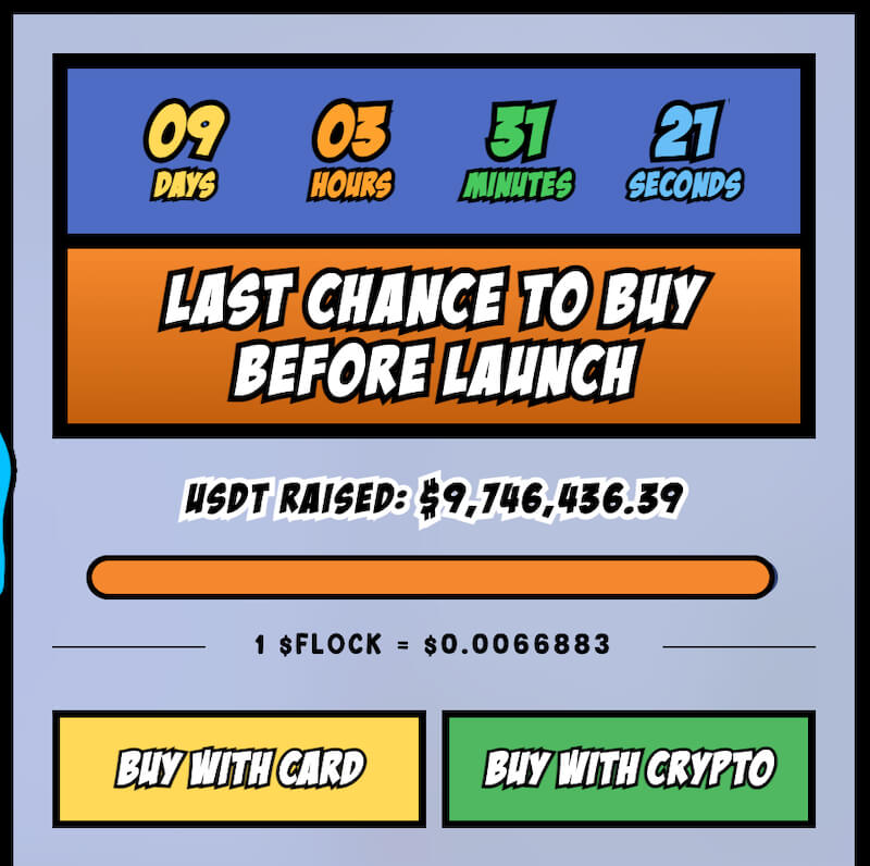 Flockerz presale widget