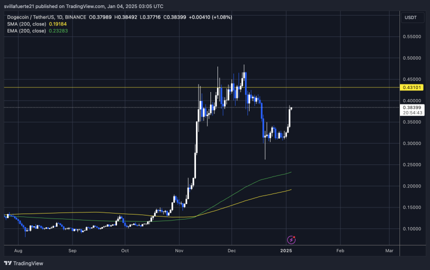 DOGE 测试关键供应 