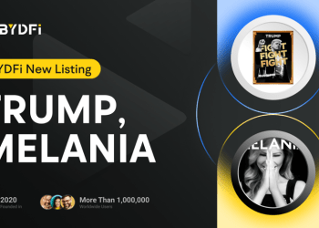$TRUMP and $MELANIA Perpetual Contracts Now Live on BYDFi, Offering 50x Leverage