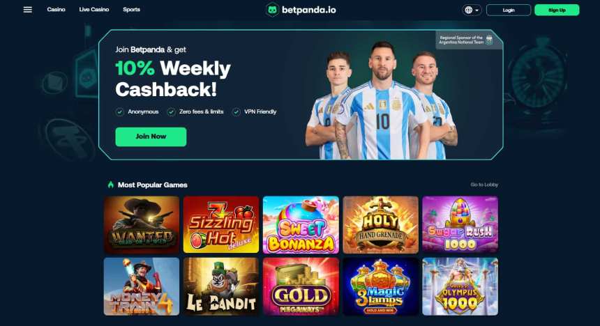 The BetPanda Homepage