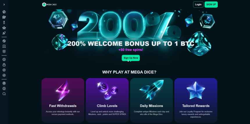 The Mega Dice Homepage