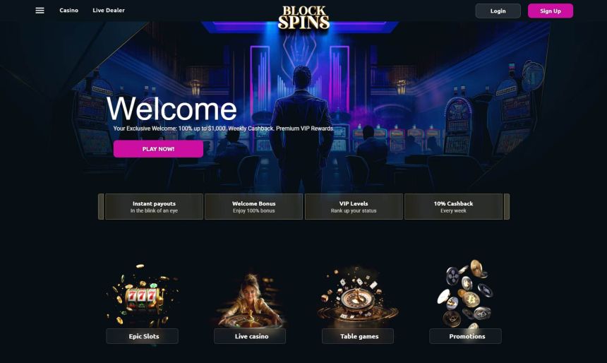 The BlockSpins Homepage
