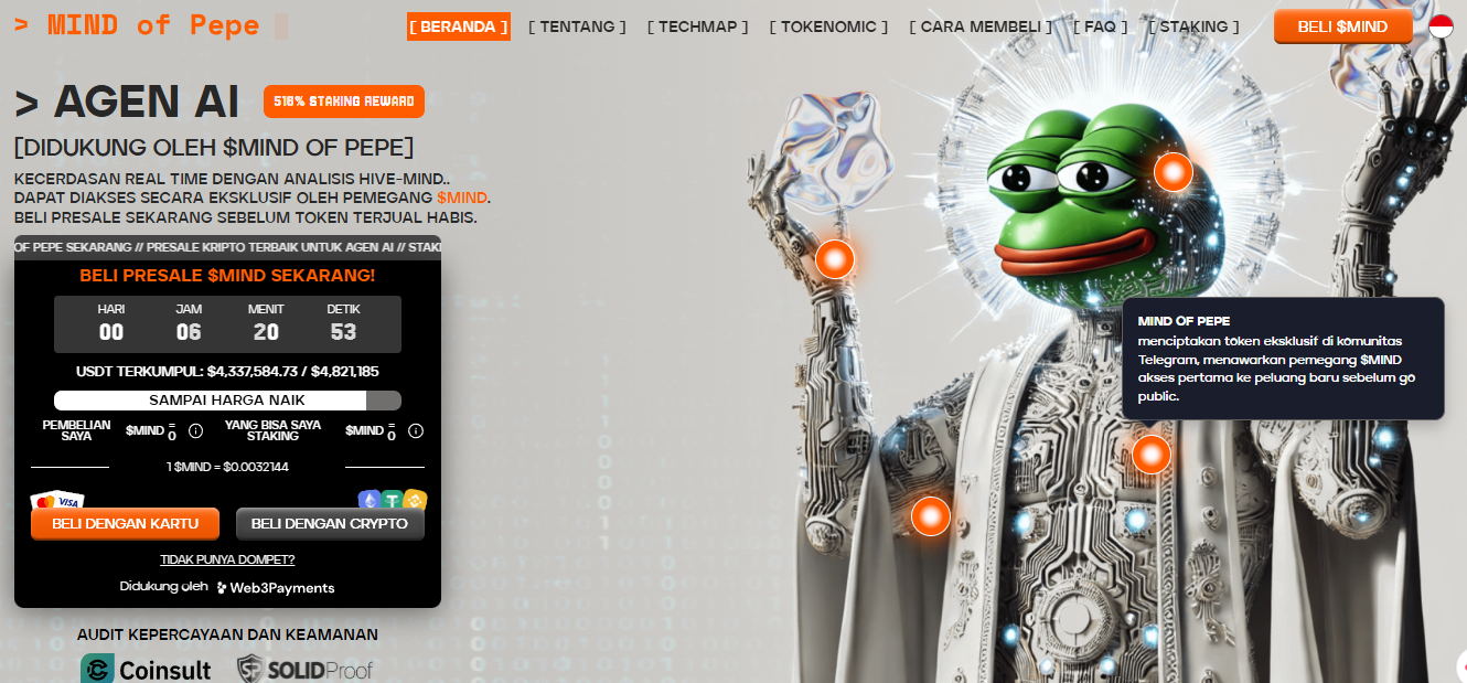 Mind of Pepe - Trending crypto