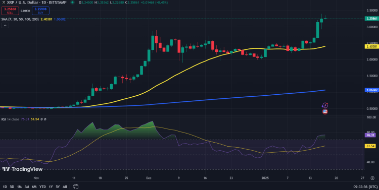 XRP 图表