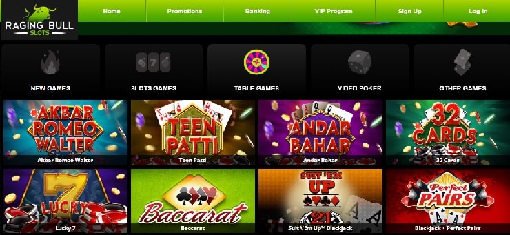 raging bull features perfect pairs and suit 'em up blackjack