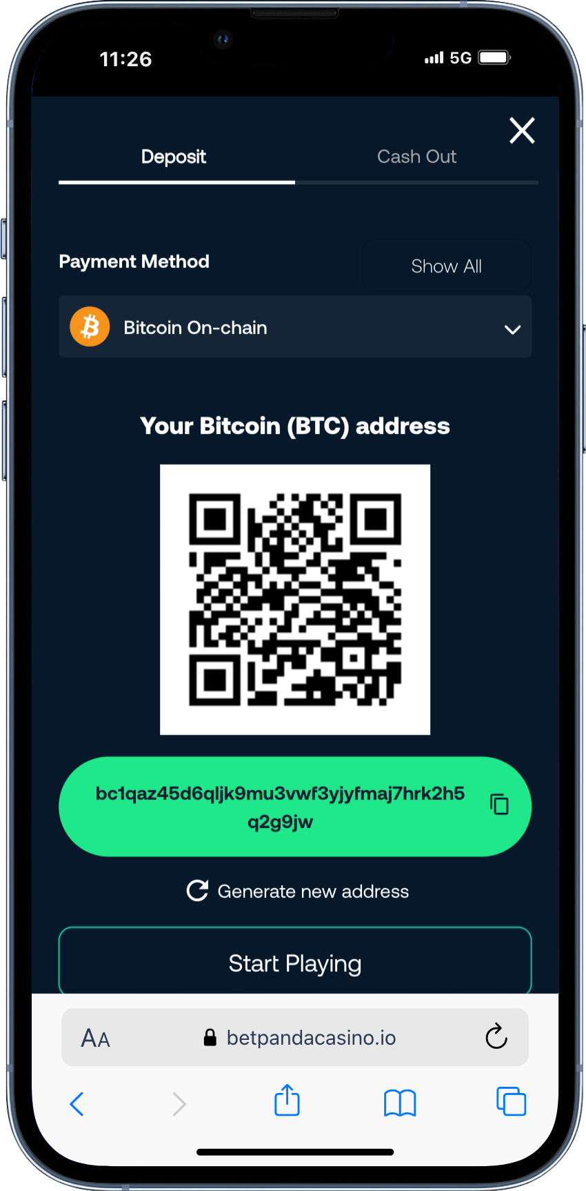 betpanda deposit