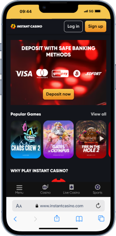 instant casino