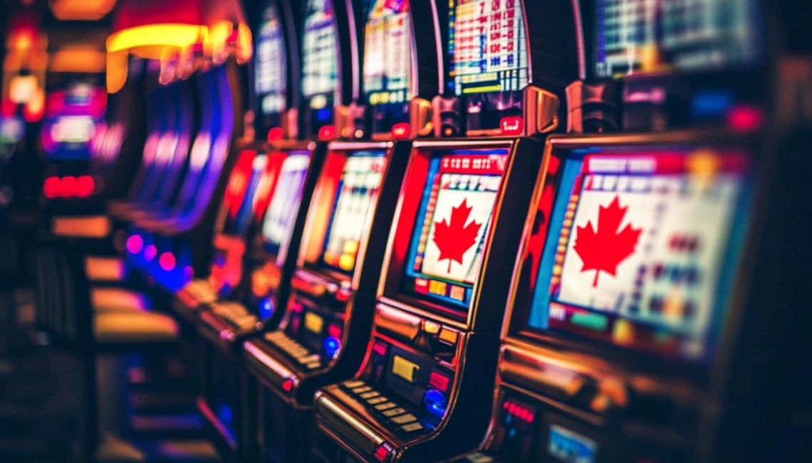 Slot Machines with the Canadian Flag