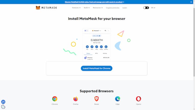 create a metamask wallet
