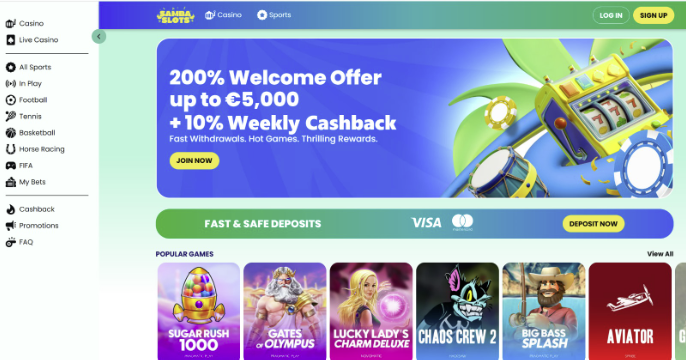 nuovi casino online - samba slot