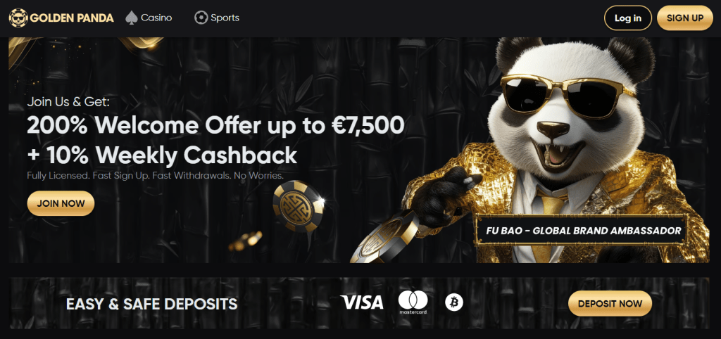 Zahraniční casino Golden Panda