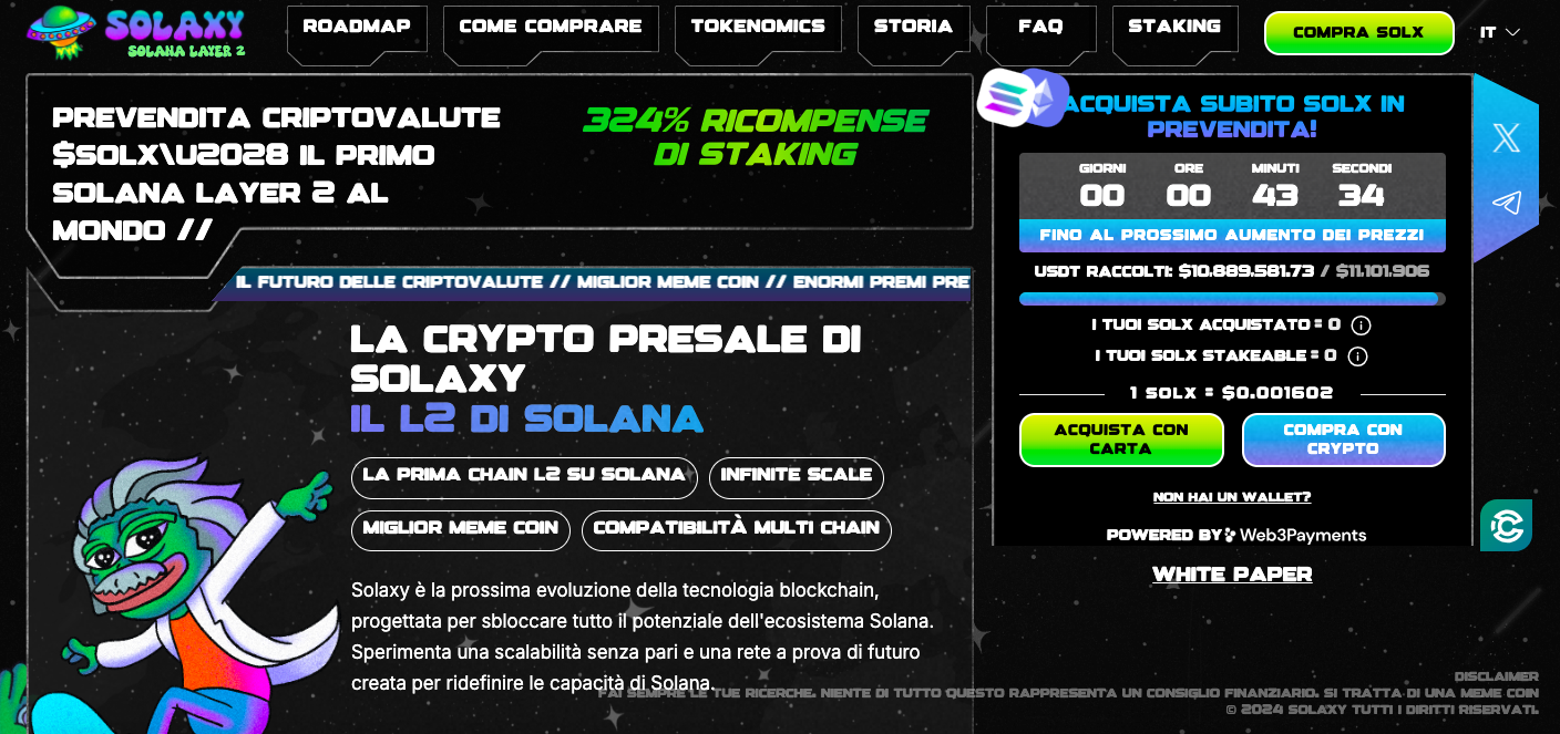 solaxy previsioni