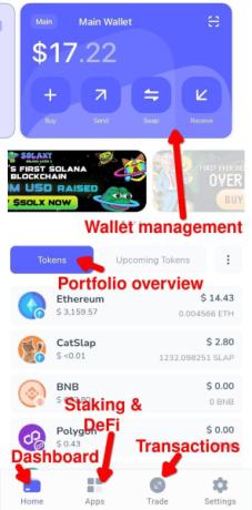 베스트 월렛 인터페이스 살펴보기