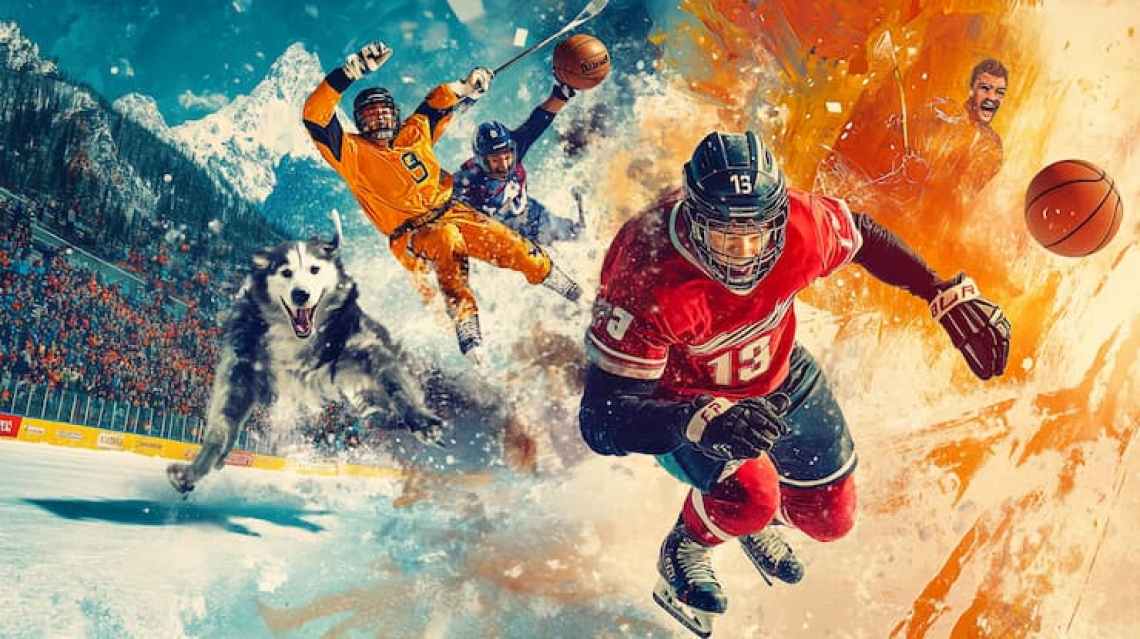 Alaska sports betting AI artwork