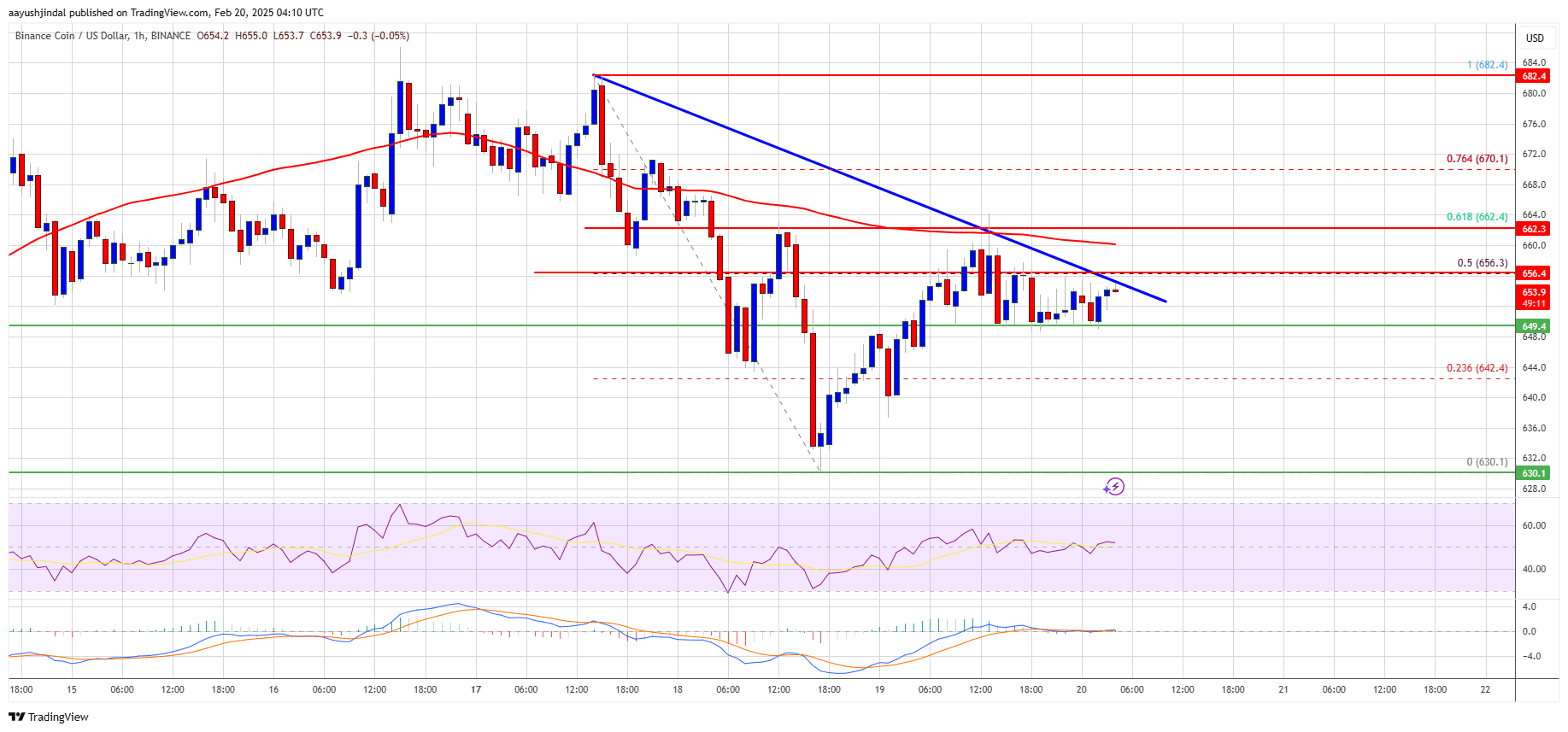 BNB Price Chart