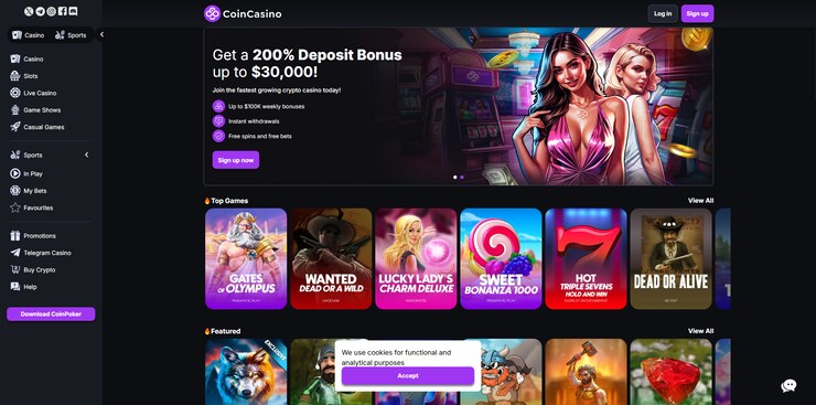 coin sportsbook welcome bonus and games